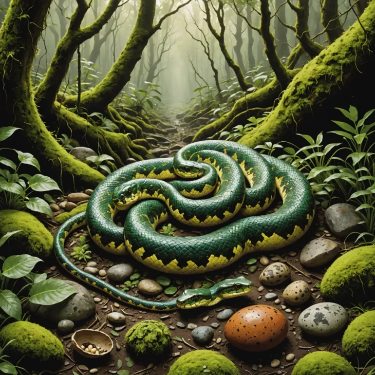 Захватывающий мир животных: тайны змеиных яиц и их роль в природе