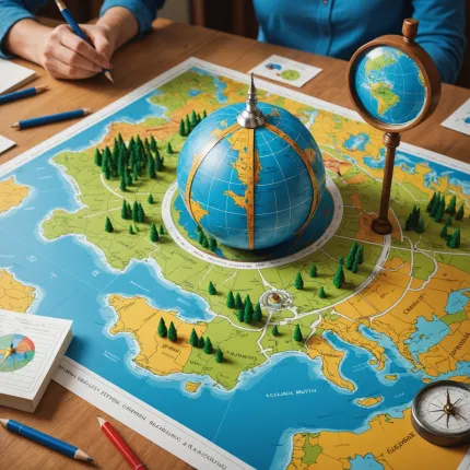 География и искусство ориентирования: понимание азимутов и сторон света