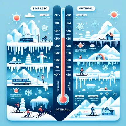 При какой температуре можно кататься на лыжах?